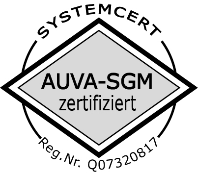 AUVA-SGM Zertifikat